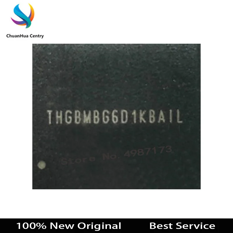 1 Ks THGBMBG6D1KBAIL BGA 100% Nové a Originálne Obrázok 0