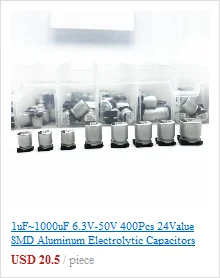 60pcs/veľa 35v 47uf SMD Hliníkové Elektrolytické Kondenzátory veľkosť 6.3*5.4 47uf 35v Obrázok 2