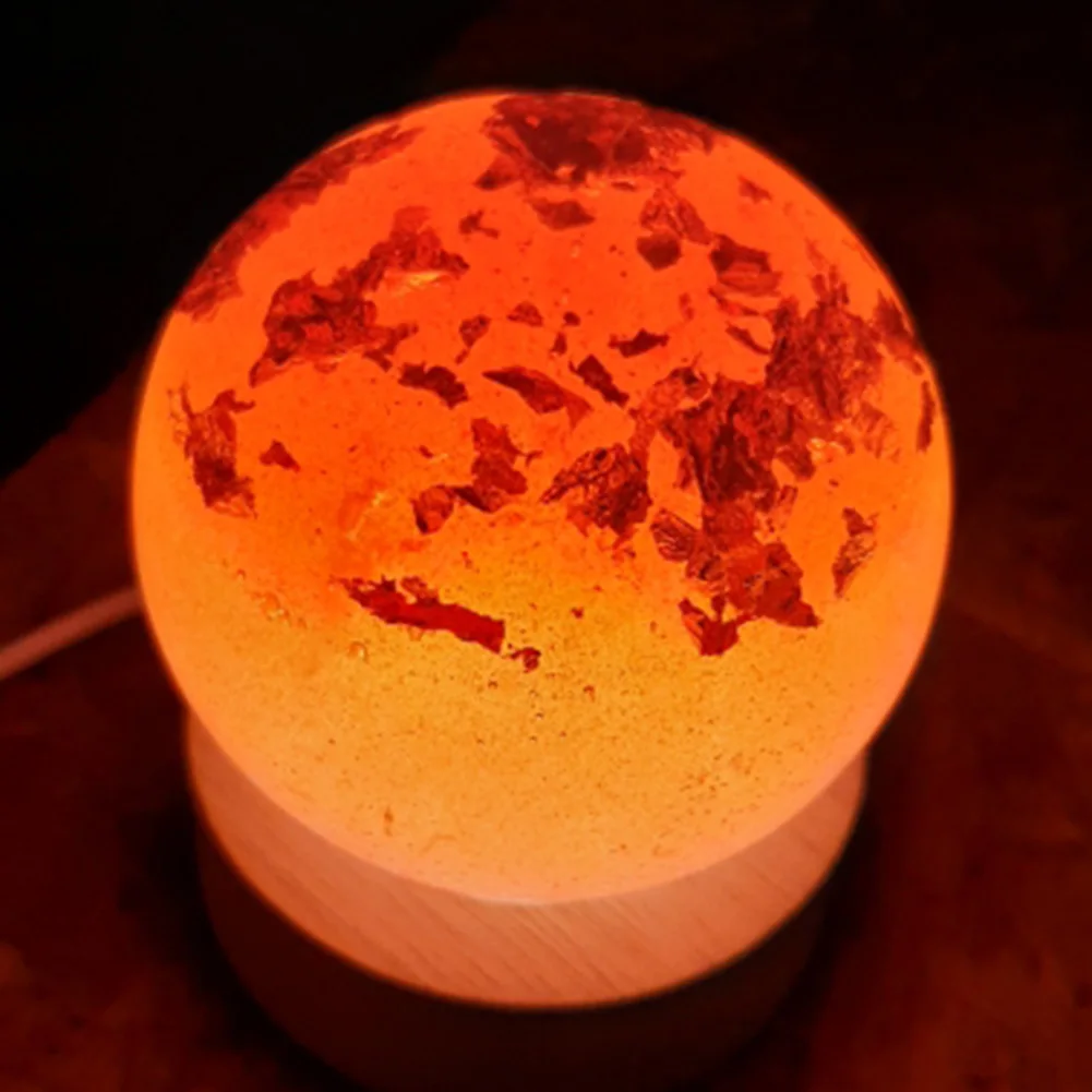 DIY Silikónové Epoxidové Živice Oblasti Formy Crystal Ball Malé Zrkadlo Formovacie Kolo Nočné Svetlo Ručne vyrobené Umelecké dielo, USB, Plug-in, objímky Obrázok 3