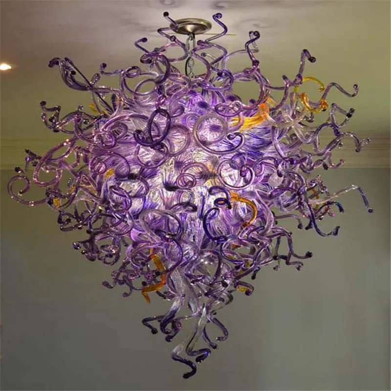 Moderné Tvorivé Lampy Crystal Ručne Vyrobené Fúkané Sklo, Lustre, LED Svetlo, Obývacia Izba Dekorácie 36 40 Palcov Obrázok 0