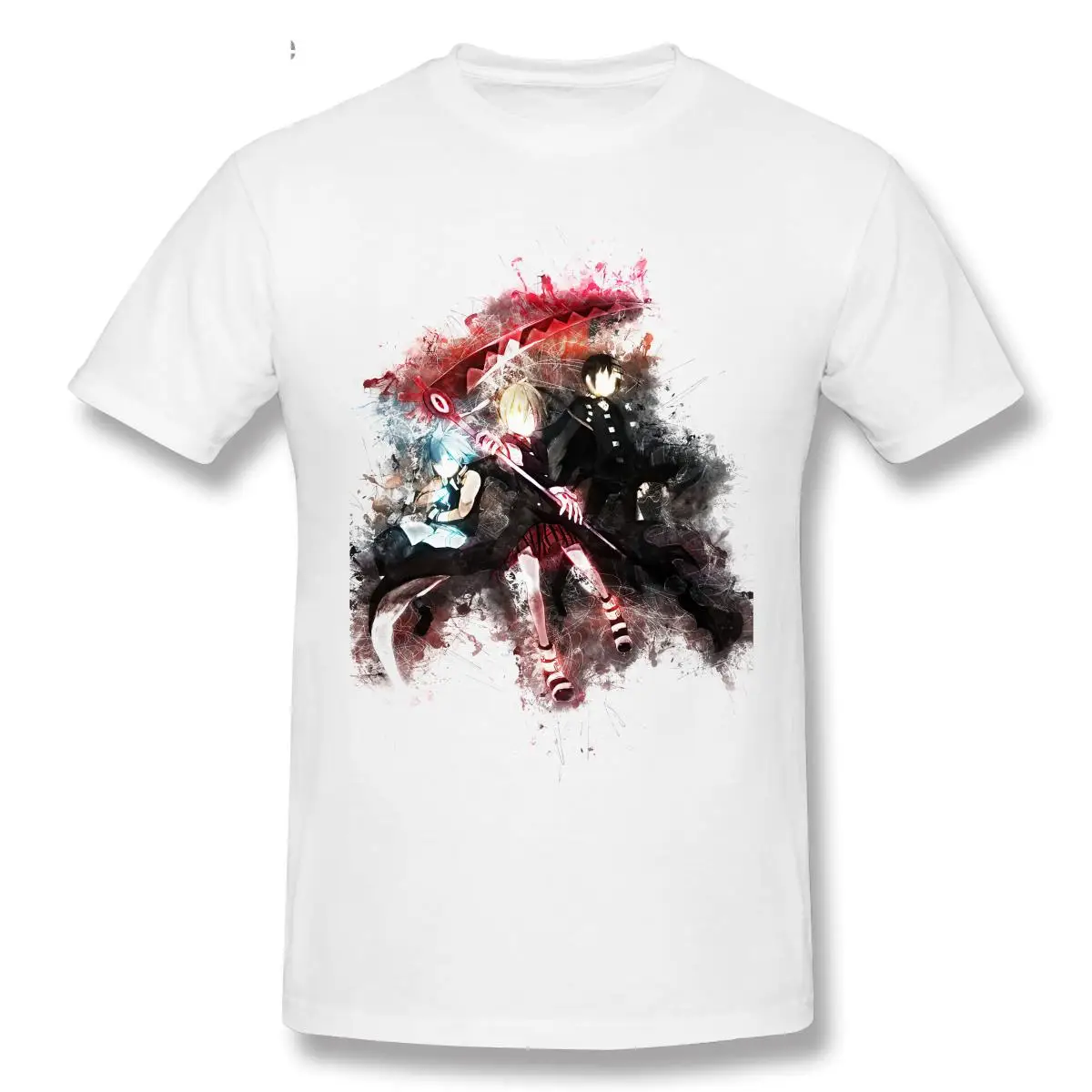 Móda Grafické T-shirt Komiksu, Anime Soul Eater Classic (6) Krátky Rukáv Bežné Mužov O-krku, 100% Bavlna Tričká Tee Topy Obrázok 0