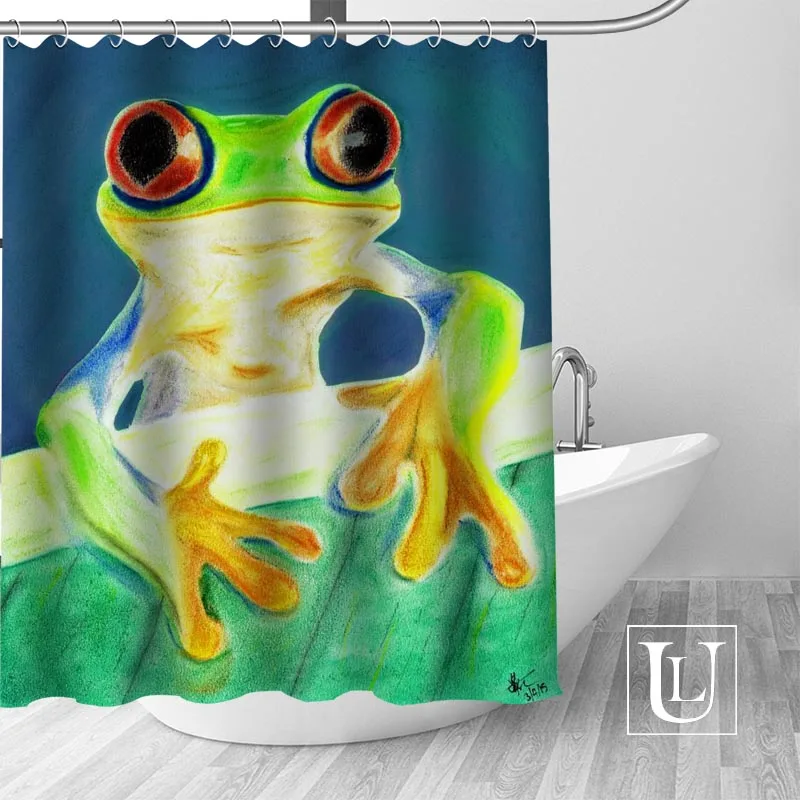 Vysoká Kvalita Vlastné Potápěč Sprchový Záves Polyester Textílie Kúpeľňa Záclonové Háčiky Odolný Proti Plesniam Kúpeľňa Decor Obrázok 4